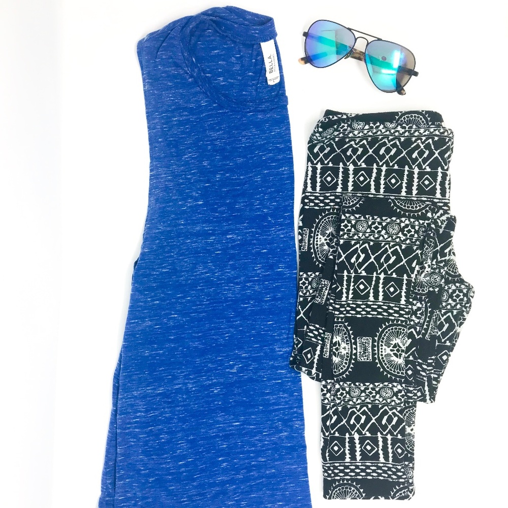 Aztec printed leggings
